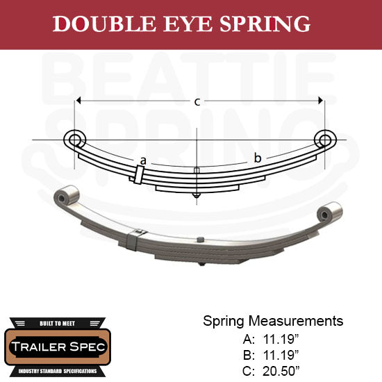 Trailer Leaf Spring Double Eye 11.19 Trailer Leaf Spring Double Eye 11.19