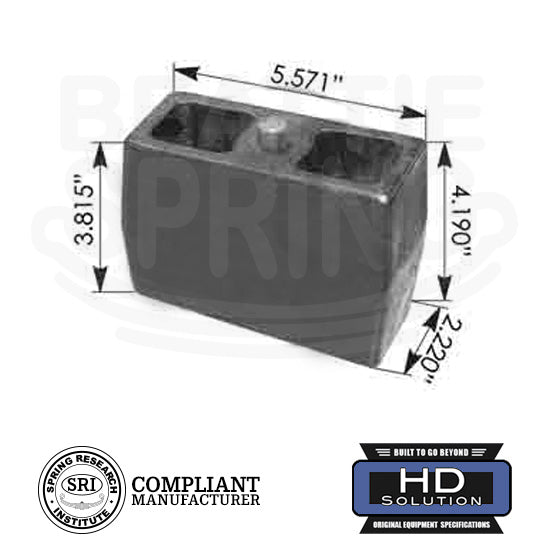 Leaf Spring Lift or Lowering Blocks (1.5 Leaf Spring Lift or Lowering Blocks (1.5