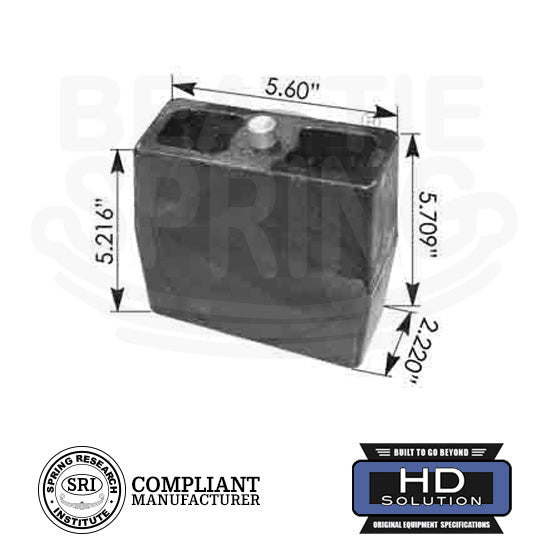 Leaf Spring Lift or Lowering Blocks (1.5 Leaf Spring Lift or Lowering Blocks (1.5