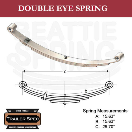 Trailer Leaf Spring Double Eye 15.63 Trailer Leaf Spring Double Eye 15.63