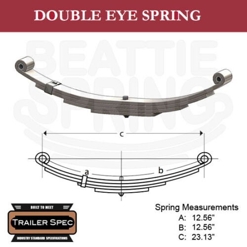 Trailer Leaf Spring Double Eye 12.56 Trailer Leaf Spring Double Eye 12.56