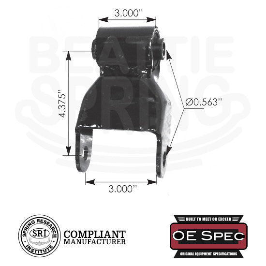 Chevy GMC - Savana/Astro/Express - Rear Leaf Spring Shackle Chevy GMC - Savana/Astro/Express - Rear Leaf Spring Shackle