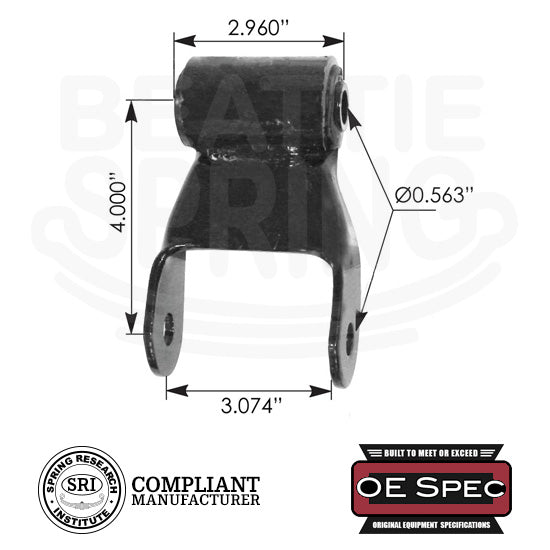Dodge - Dakota/Vans - Rear Leaf Spring Shackle Dodge - Dakota/Vans - Rear Leaf Spring Shackle