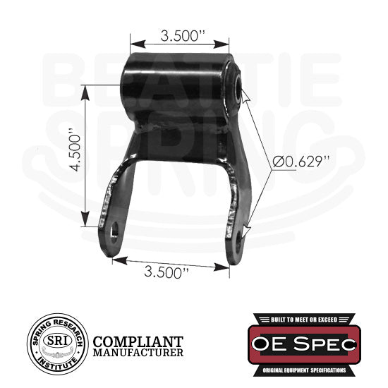 Ford - Superduty Trucks - Rear Leaf Spring Shackle Ford - Superduty Trucks - Rear Leaf Spring Shackle