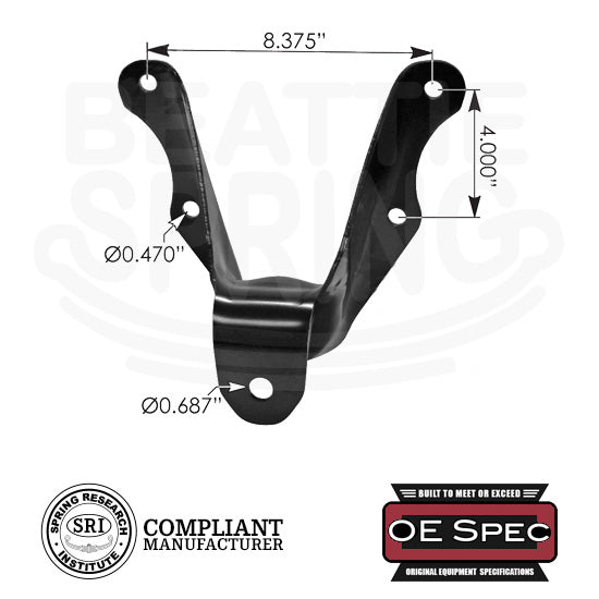 Ford - F-150 - Rear Leaf Spring Front Hanger Bracket 4WD Ford - F-150 - Rear Leaf Spring Front Hanger Bracket 4WD