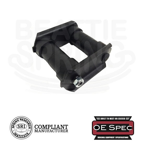 Chevy Oldsmobile Pontiac - Nova/Omega/Ventura/Camaro/Firebird - Rear Shackle and Bushing Kit (3/8th Shoulder Width) Rear Shackle and Bushing Kit for Nova/Omega/Ventura/Camaro/Firebird