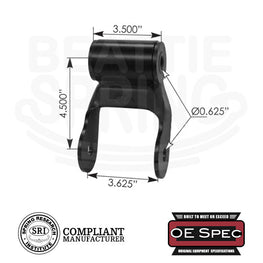 Ford - F250/F350 SuperDuty Pickup - Rear Leaf Spring Shackle (2008-2016)