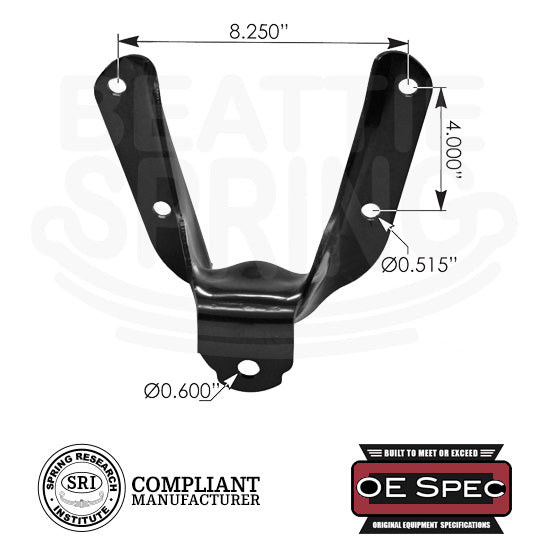 Labwork Rear Leaf Spring Shackle Bracket Kit For Ford F150 F250 F350 4WD – Pair Hanger Kit